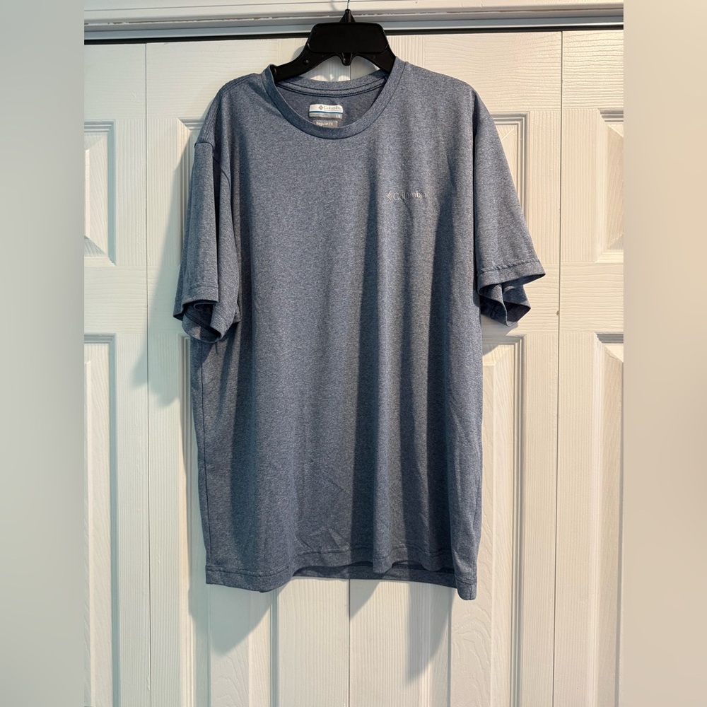 Columbia Men's Blue/White Heathered Tee